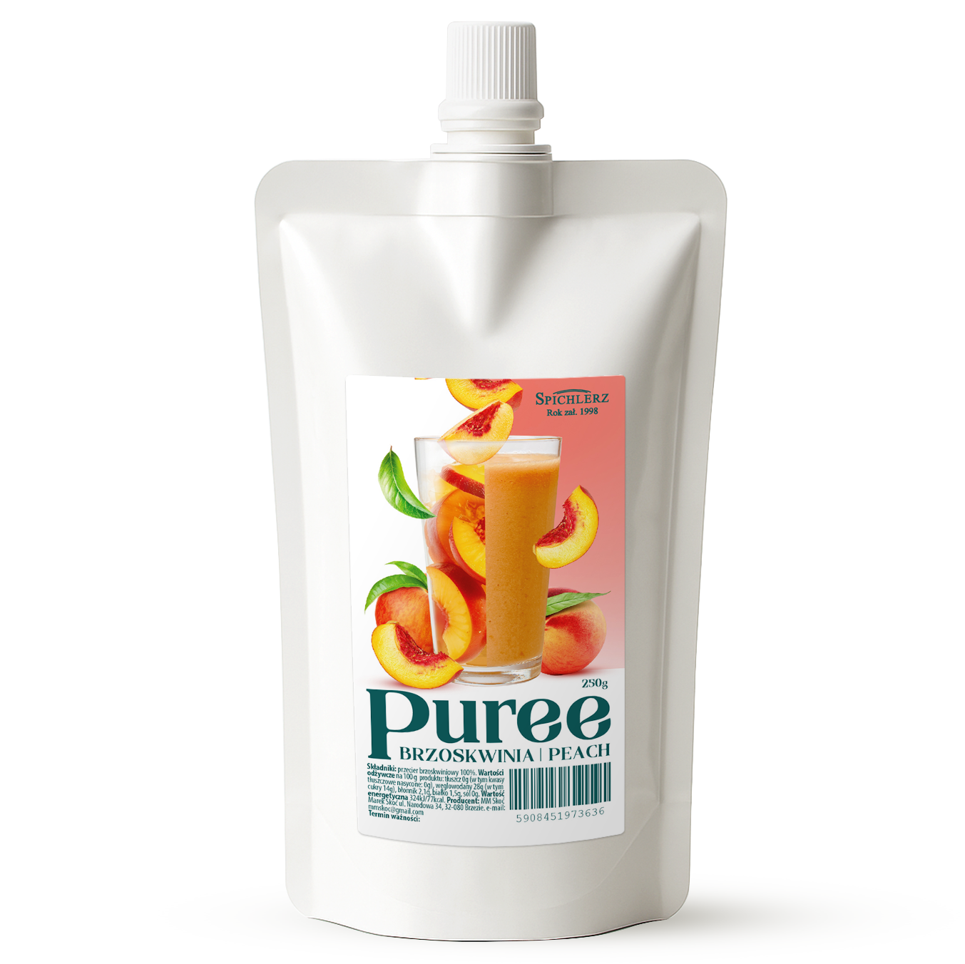 Puree Brzoskwinia| Peach 250g